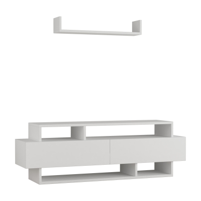 Тумба под ТВ RELA TV STAND WHITE WHITE WHITE 125X32X42 СМ. (LEV00394)