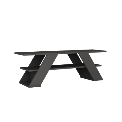 Тумба под ТВ FARFALLA TV STAND ANTHRACITE ANTHRACITE ANTHRACITE 120X34X40 СМ. (LEV00380)