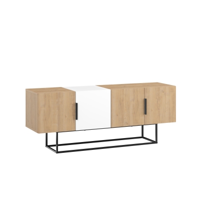 Тумба под ТВ TONTINI TV STAND OAK WHITE OAK 140X38X55 СМ. (LEV00489)