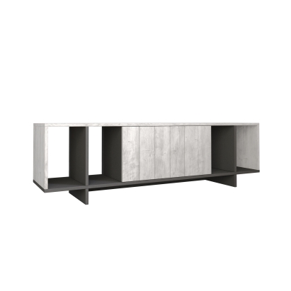 Тумба под ТВ ZITANO TV STAND ANTHRACITE ANCIENT WHITE ANCIENT WHITE 160X36X46 СМ. (LEV00435)