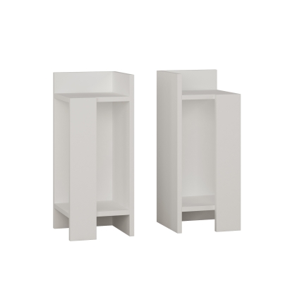 Тумба прикроватная ELOS NIGHTSTAND SET WHITE WHITE WHITE 25X25X60 СМ. (LEV00321)