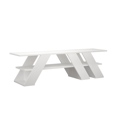 Тумба под ТВ FELLA TV STAND WHITE WHITE WHITE 140X34X40 СМ. (LEV00400)