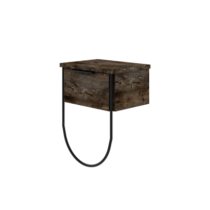 Тумба прикроватная NORFOLK NIGHTSTAND DARK COFFEE DARK COFFEE DARK COFFEE 33X25X44 СМ. (LEV00339)