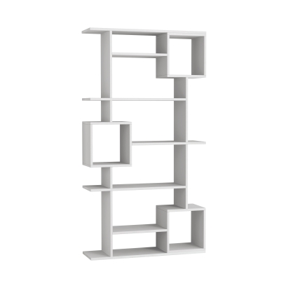 Стеллаж прямой SOTO BOOKCASE WHITE WHITE  92X25X173 СМ. (LEV00630)