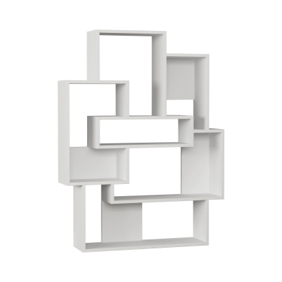 Стеллаж прямой BARCE BOOKCASE WHITE WHITE WHITE 101X22X132 СМ. (LEV00583)