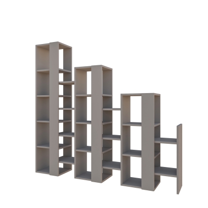 Стеллаж прямой LIFT SEPARATOR BOOKCASE LIGHT MOCHA LIGHT MOCHA LIGHT MOCHA 164X29X151 СМ. (LEV00715)