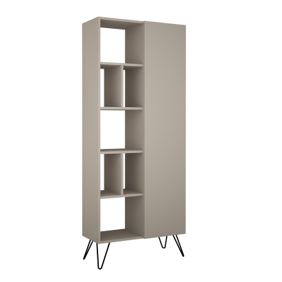 Стеллаж прямой JEDDA BOOKCASE LIGHT MOCHA LIGHT MOCHA LIGHT MOCHA 81X30X191 СМ. (LEV00669)