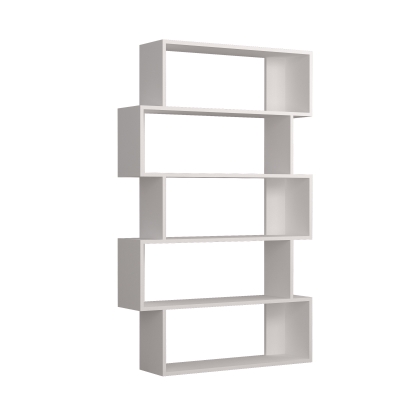 Стеллаж прямой OXFORD BOOKCASE WHITE WHITE  95X25X158 СМ. (LEV00670)