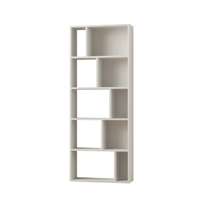 Стеллаж прямой ONDA BOOKCASE WHITE WHITE WHITE 65X25X166 СМ. (LEV00604)