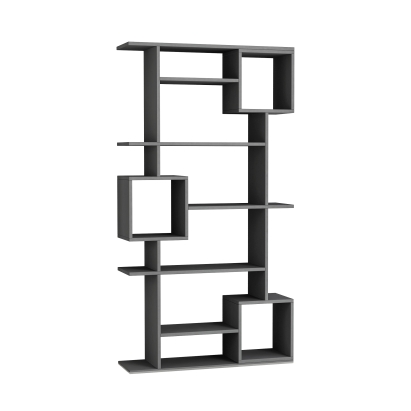 Стеллаж прямой SOTO BOOKCASE ANTHRACITE ANTHRACITE  92X25X173 СМ. (LEV00629)