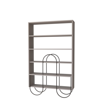 Стеллаж прямой NORFOLK BOOKCASE LIGHT MOCHA LIGHT MOCHA  96X25,5X160 СМ. (LEV00664)