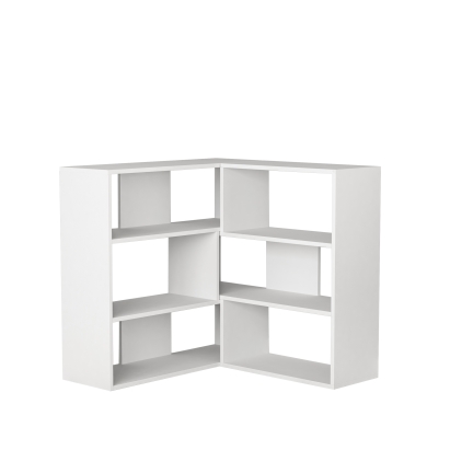 Стеллаж прямой MOLLY BOOKCASE NO.3 WHITE WHITE WHITE 158X30X89 СМ. (LEV00608)