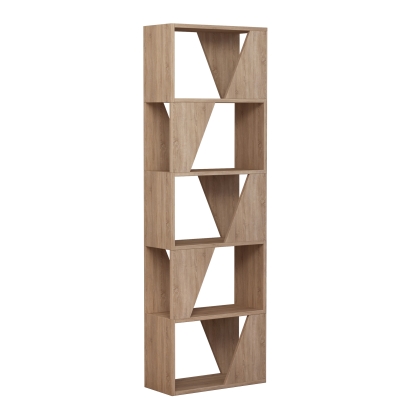 Стеллаж прямой FRAME BOOKCASE OAK OAK OAK 54X24X168 СМ. (LEV00573)