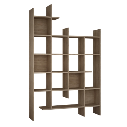 Стеллаж прямой MANCO BOOKCASE OAK OAK OAK 122X26X188 СМ. (LEV00587)