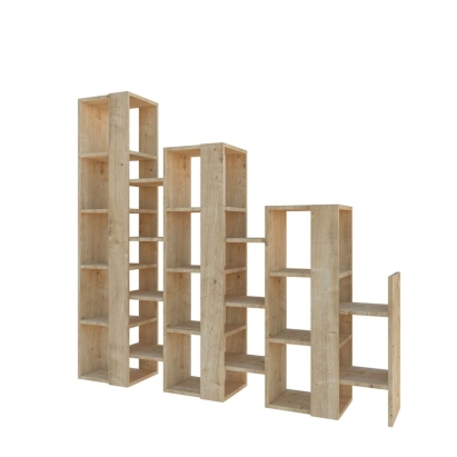 Стеллаж прямой LIFT SEPARATOR BOOKCASE OAK OAK OAK 164X29X151 СМ. (LEV00716)