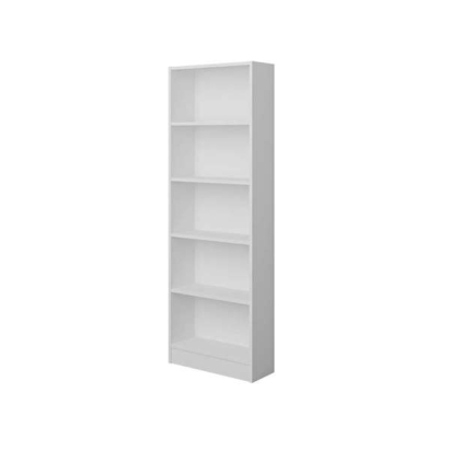 Стеллаж прямой AIDAN BOOKCASE WHITE WHITE WHITE 58X22X170 СМ. (LEV00700)