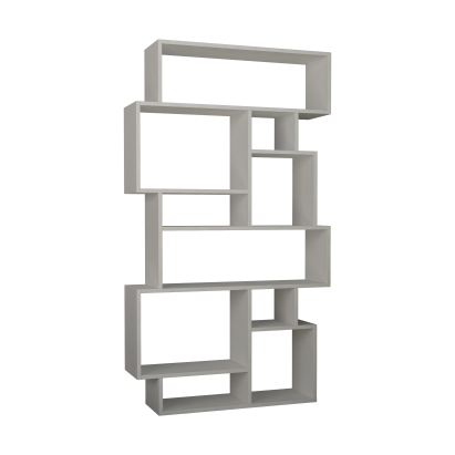 Стеллаж прямой KARMATO BOOKCASE WHITE WHITE  96X26X169 СМ. (LEV00576)