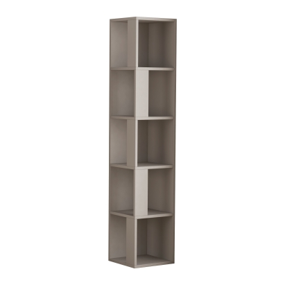 Стеллаж угловой PIANO BOOKCASE LIGHT MOCHA LIGHT MOCHA LIGHT MOCHA 31X31X159 СМ. (LEV00627)