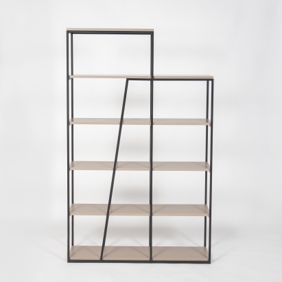 Стеллаж прямой PAL BOOKCASE LIGHT MOCHA LIGHT MOCHA  110X29X178 СМ. (LEV00654)