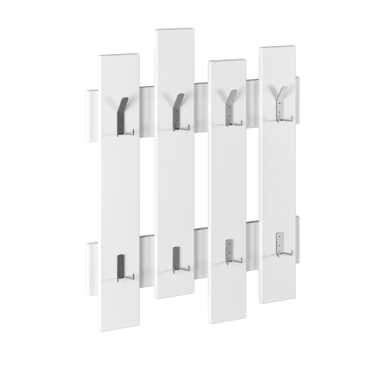 Вешалка для одежды WAVE HANGER WHITE  WHITE 64X4X81 СМ. (LEV00793)