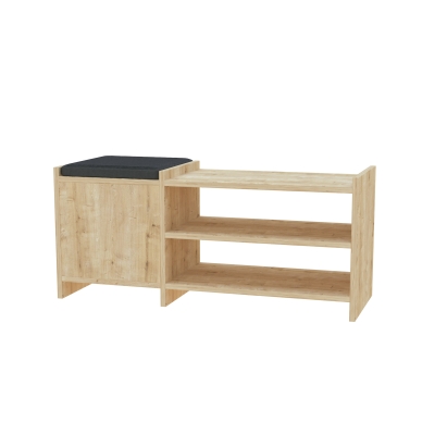 Обувница SUNNO HALL STAND OAK OAK OAK 100X35X44 СМ. (LEV00758)