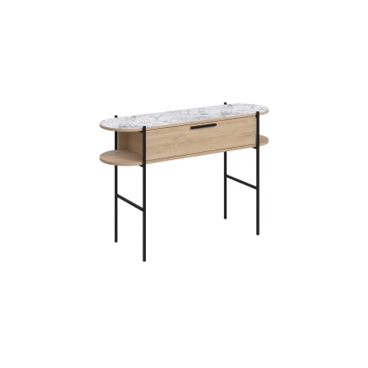 Консоль напольная OTIS CONSOLE OAK CARRARA OAK 130X38X86 СМ. (LEV00725)