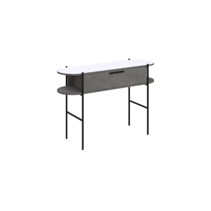 Консоль напольная OTIS CONSOLE RETRO GRAY WHITE RETRO GRAY 130X38X86 СМ. (LEV00726)