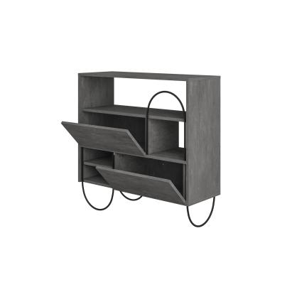 Обувница NORFOLK SHOE CABINET RETRO GREY RETRO GREY RETRO GREY 97X35X95 СМ. (LEV00814)