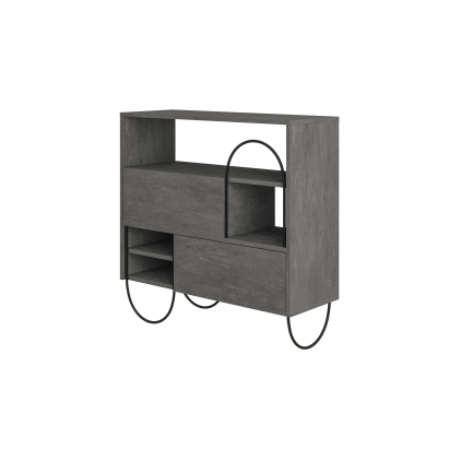 Обувница NORFOLK SHOE CABINET RETRO GREY RETRO GREY RETRO GREY 97X35X95 СМ. (LEV00814)