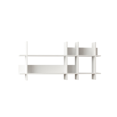 Полка прямая BEADS BOOKCASE WHITE WHITE 150X22X70 СМ. (LEV00835)