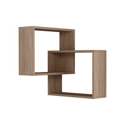 Полка угловая TANARO B CORNER BOOKCASE OAK OAK 60X20X68 СМ. (LEV00854)