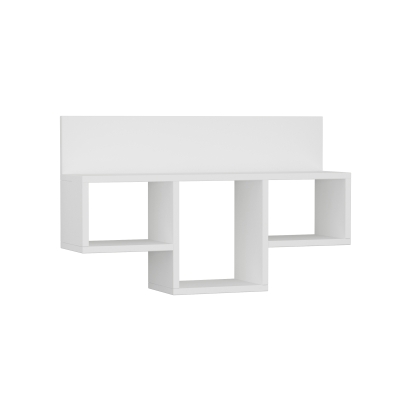 Полка фигурная TRAN SHELF WHITE WHITE 80X20X49 СМ. (LEV00921)