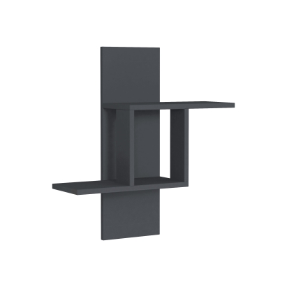 Полка фигурная MILL SHELF ANTHRACITE ANTHRACITE 64X20X70 СМ. (LEV00914)