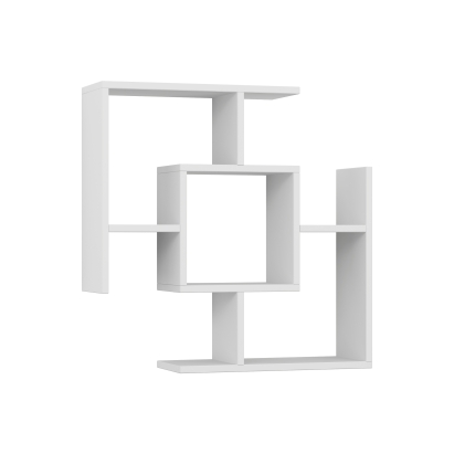 Полка фигурная PARANTEZ SHELF WHITE WHITE 71X20X71 СМ. (LEV00909)