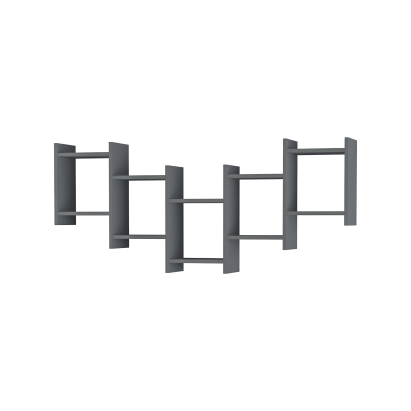 Полка фигурная BAT SHELF ANTHRACITE ANTHRACITE 151X20X64 СМ. (LEV00891)