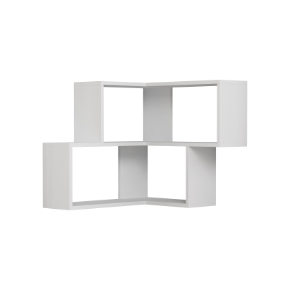 Полка угловая CORNER SHELF WHITE WHITE 70X20X62 СМ. (LEV00899)