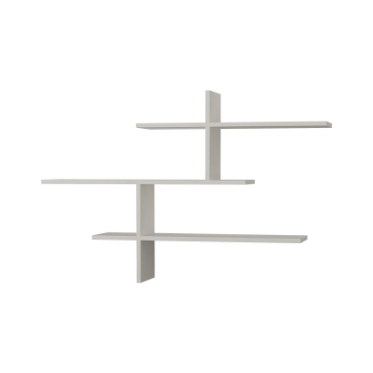 Полка фигурная LEO WALL SHELF WHITE WHITE 123X22X81 СМ. (LEV00928)