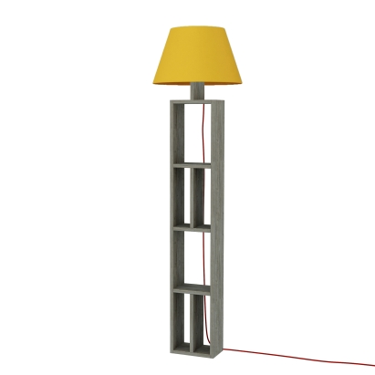 Торшер GIORNO FLOOR LAMP YELLOW DARK COFFEE 45X45X164 СМ. (LEV01038)