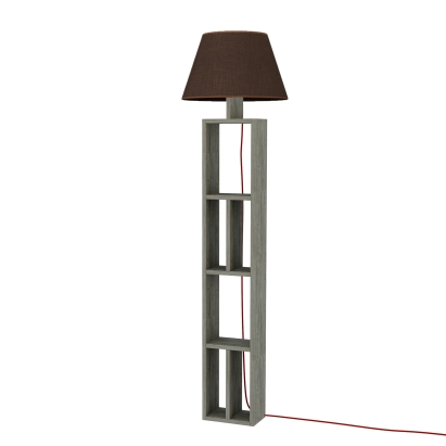 Торшер GIORNO FLOOR LAMP BROWN DARK COFFEE 45X45X164 СМ. (LEV01036)