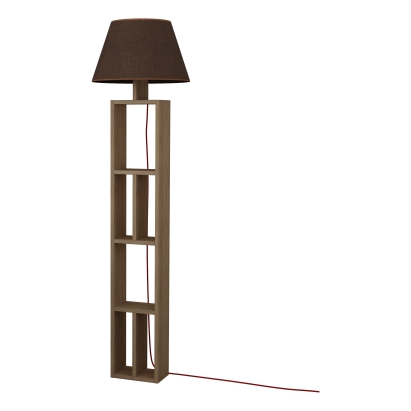 Торшер GIORNO FLOOR LAMP COFFEE OAK 45X45X164 СМ. (LEV01013)