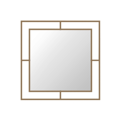 Зеркало настенное CORNER MIRROR GOLD 58X2X58 СМ. (LEV01011)