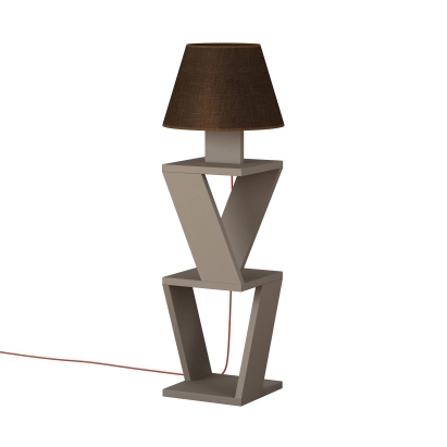 Торшер KOZENA SIDE FLOOR LAMP BROWN LIGHT MOCHA 22X22X85 СМ. (LEV01046)