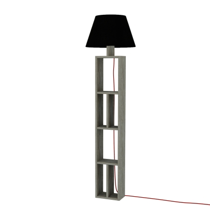 Торшер GIORNO FLOOR LAMP BLACK DARK COFFEE 45X45X164 СМ. (LEV01039)