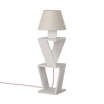 Торшер KOZENA SIDE FLOOR LAMP WHITE WHITE 22X22X85 СМ. (LEV01043)