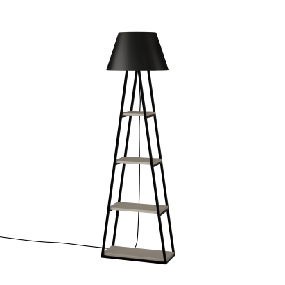 Торшер PAL FLOOR LAMP BLACK LIGHT MOCHA 50X22X165 СМ. (LEV01034)