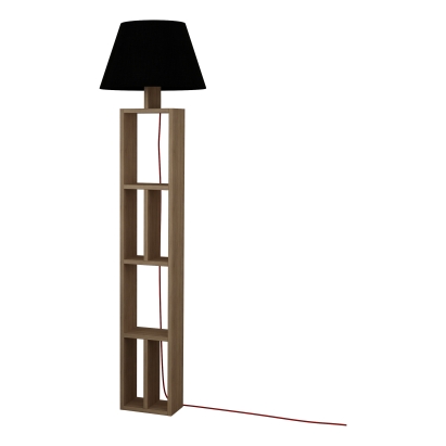 Торшер GIORNO FLOOR LAMP BLACK OAK 45X45X164 СМ. (LEV01012)