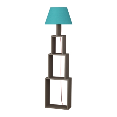 Торшер TOWER FLOOR LAMP BLUE LIGHT MOCHA 40X20X168 СМ. (LEV01017)