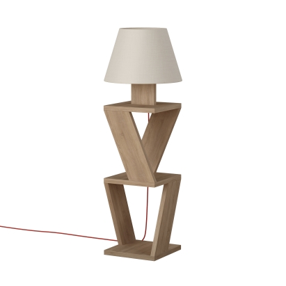 Торшер KOZENA SIDE FLOOR LAMP WHITE OAK 22X22X85 СМ. (LEV01045)