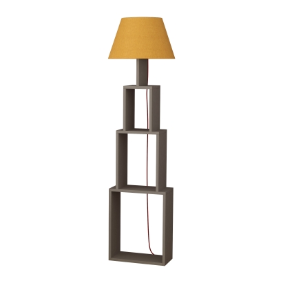 Торшер TOWER FLOOR LAMP YELLOW LIGHT MOCHA 40X20X168 СМ. (LEV01019)