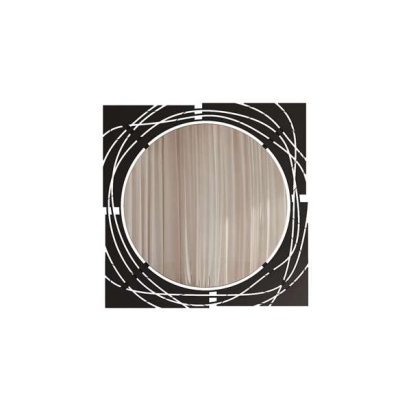 Зеркало настенное HULLA MIRROR BLACK 55,5X2X55,5 СМ. (LEV01087)